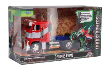 PETERBILT352 Tractor Truck 3-Assi Optimus Prime Transformers Movie (1979), red/silver/blue
