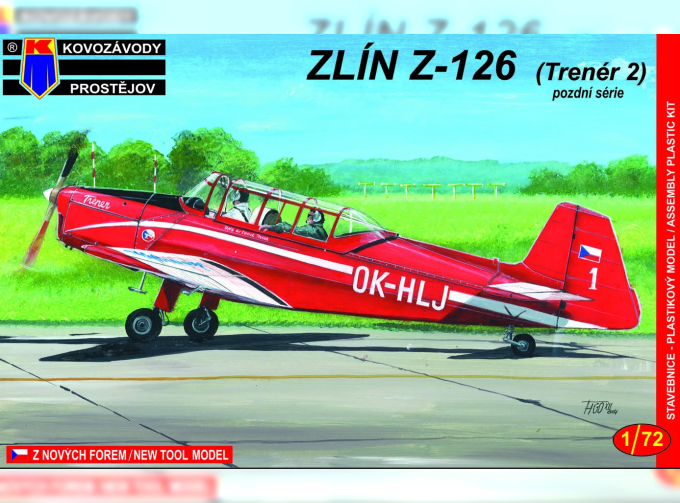 Сборная модель Zlin Z-126 (Trenér 2) pozdní série