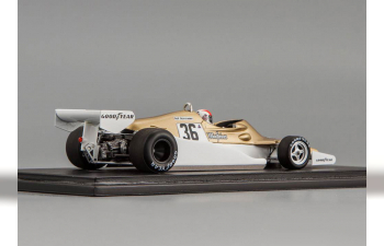 Arrows FA1 #36 South African GP Rolf Stommelen (1978), gold / white