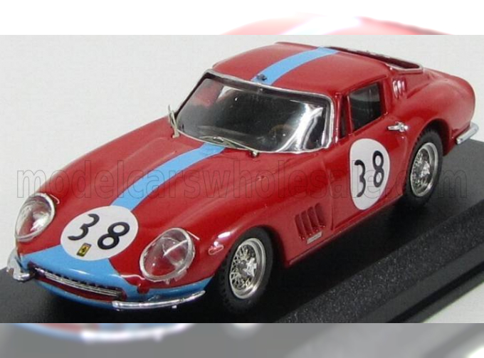 FERRARI 275 Gtb/4 Coupe N 38 Winner 1000km Parigi 1966 Vestey - Gaspar, Red Bluette