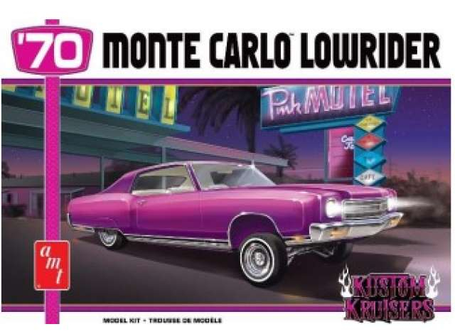 Сборная модель Chevrolet Monte Carlo Lowrider, plastic modelkit 1970