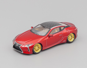 LEXUS LC500 HellaFlush (2017), red