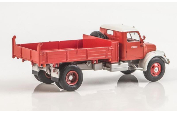 PRAGA S5T-3 самосвал, красно-белый
