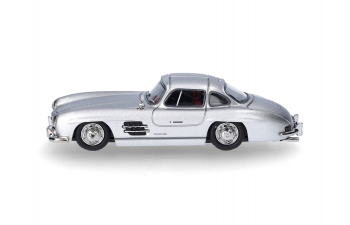 MERCEDES-BENZ 300 SL Gullwing W198, серебристый металлик