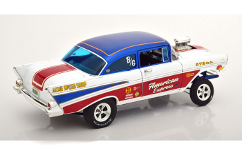 CHEVROLET Bel Air Gasser (1957), white/rot/blue