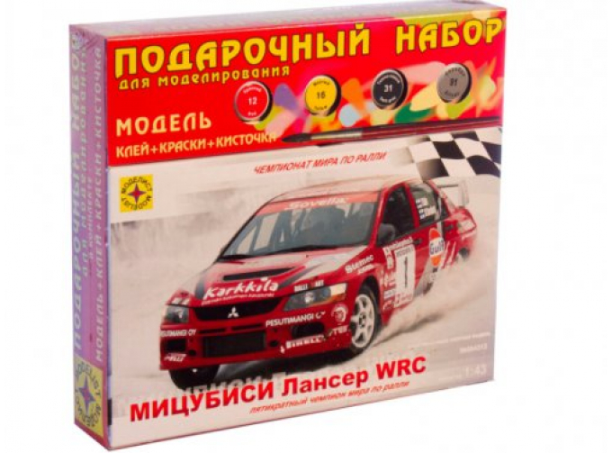 Сборная модель MITSUBISHI Lancer WRC (подарочный набор)