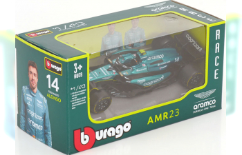 ASTON MARTIN F1 Amr23 Team Aramco Cognizant N 14 Season 2023 Fernando Alonso, Green