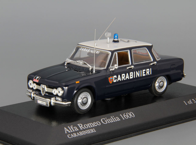 ALFA ROMEO Giulia Carabinieri (1970), dark blue