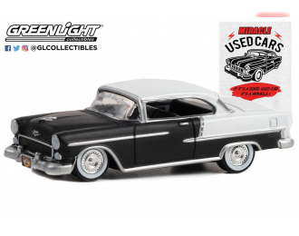 CHEVROLET Bel Air Lowrider "Miracle Used Cars" (1955), Black/White
