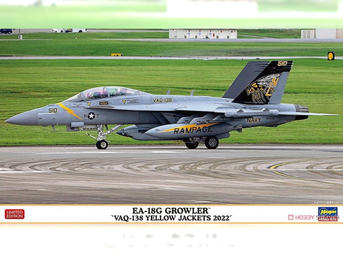 Сборная модель BOEING Ea-18g Growler Vaq-138 Yellow Jackets Military Airplane 2022