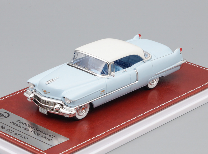 CADILLAC Series 62 Sedan de Ville 1956 Blue/White