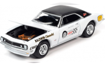 CHEVROLET Camaro SS (1967)White Baldwin Motion Performance + CHEVROLET Camaro SS (1969), yellow