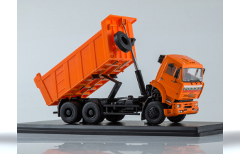 Камский грузовик 6520 самосвал, оранжевый