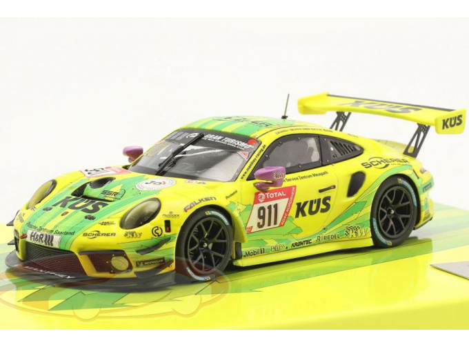 PORSCHE 911 (991 II) GT3 R #911 "Grello" Manthey-Racing 24h Nuerburgring Matteo Cairoli, Kévin Estre, Michael Christensen (2021)