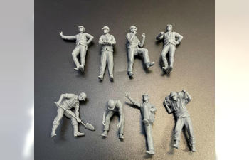 Строители набор 1 (8 фигур)