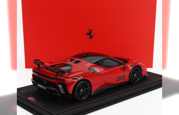 FERRARI Sf90 Xx Stradale №23 (2024) - Con Vetrina - With Showcase, Rosso Corsa 322 - Red