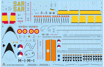Сборная модель Fokker F-27 SAR