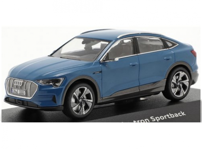 Audi E-Tron Sportback 2020 синий