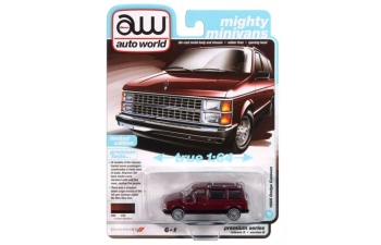 DODGE Caravan (1985), dark red