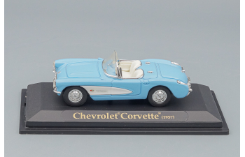 CHEVROLET Corvette (1957), blue