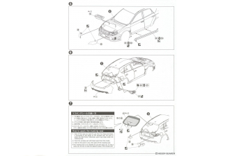 Сборная модель Subaru GRB Impreza WRX STI '10 LoveLive! Sunshine!!
