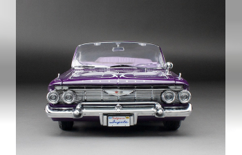 CHEVROLET Impala Convertible Lowrider (1961), purple