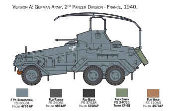 Сборная модель БТР Sd.Kfz. 230 6 Rad