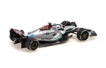 MERCEDES-BENZ GP F1 W13e Team Mercedes-amg Petronas F1 №63 3rd France Gp (2022) George Russel, Silver Green