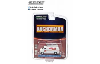 DODGE Van Anchorman Channel 9 News Team, white