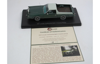 LINCOLN Continental Mark V Coloma PickUp (1977), green