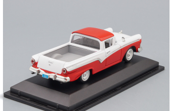 FORD Ranchero (1957), white / red