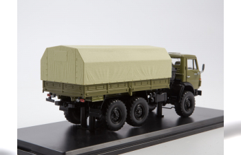 Камский грузовик 4310 бортовой (с тентом), хаки