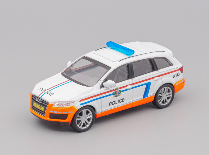 AUDI Q7 Police Luxembourg, Полицейские Машины Мира 28, white