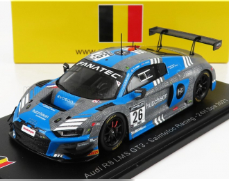 AUDI R8 Lms Gt3 Team Audi Sport Sainteloc Racing N26 24h Spa (2021) J.Green - F.Hutchison - A.Tambay, Light Blue Grey