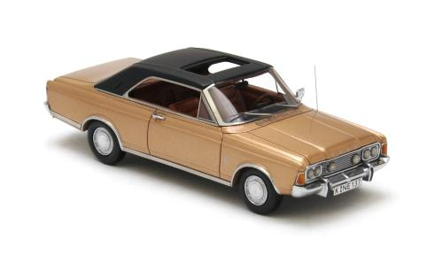 FORD Taunus P7 coupe 23M 1971, metallic Gold