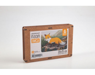 Пазл "Лиса" 20 х 15см