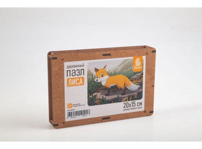 Пазл "Лиса" 20 х 15см