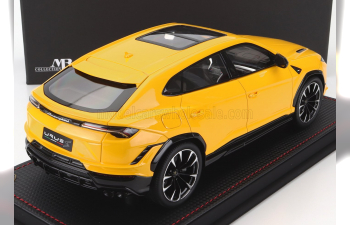 LAMBORGHINI Urus S (2022) - Con Vetrina - With Showcase, Giallo Auge - Yellow