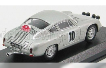 PORSCHE 1600gs Abarth Team Pablo Picasso N 10 Rally Dos Catalunas 1965 Hospitalier - Perie, Silver