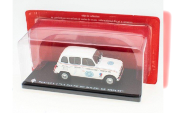 RENAULT 4 "La Faune Du Soleil De Minuit" (1966), White