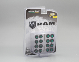 набор "Wheel & Tire Packs Series 4" 4 комплекта колес RAM Trucks (Greenlight!)