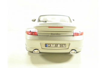 PORSCHE 911 Turbo, Gold Collection 1:18, серебристый