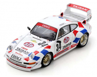 PORSCHE 911 993 Gt2 Team Stp Taisan №34 Winner Round 6 Gt1 Jgtc (1995) Taugio Matsuda - Keiichi Suzuki, White Blue Red