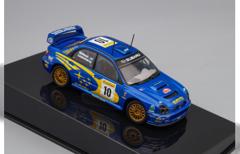 SUBARU Impreza WRX #10 Rally Montecarlo 2002 T.Makinen - K.Lindstrom, blue