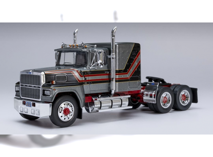 FORD LTL 9000 Tractor Truck 3-assi (1978), Grey Black Red