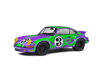 PORSCHE 911 RSR No 3 Hippie Tribute (1973), purple / green