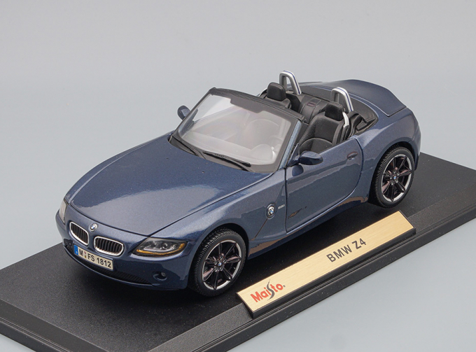 BMW Z4 Spider 2003, blue grey metallic