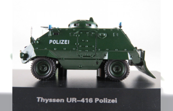 Thyssen UR-416 mit Räumschaufel Panzerwagen der Polizei (1975), dunkelgrün