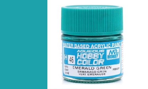 Краска акриловая изумрудно-зеленый EMERALD GREEN,10мл