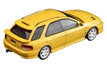 SUBARU Impreza Wrx STi Sw Station Wagon (2003), yellow 